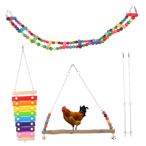 ifundom Papagei Spielzeug – 5 Stück Holz Hängendes Kau und Schaukelspielzeug für Vögel Hühner und Papageien Fördert Aktivität und Koordination ifundom Papagei Spielzeug – 5 Stück Holz Hängendes Kau und Schaukelspielzeug für Vögel Hühner und Papageien Fördert Aktivität und Koordination von ifundom
