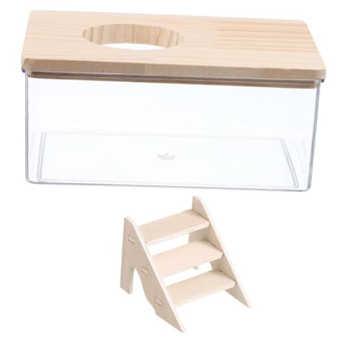 ifundom 1satz Hamster Sandbad Box Und Langlebige Badeeinheit Für Hamster Einfach Zu Reinigen Befüllen Eine Multifunktionale Umgebung Für Entspannung Und Hygiene von ifundom