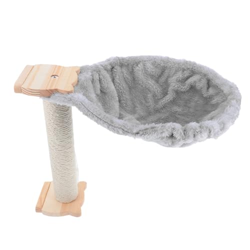 ifundom 1 Set Katzenbaum-hängematte, Löffelform, Mit Flusen Bedecktes Kätzchenbett, Flauschiges Katzenbett Als Ersatz Mit Pfosten Sorgt Für Komfort Für Katzen ifundom 1 Set Katzenbaum-hängematte, Löffelform, Mit Flusen Bedecktes Kätzchenbett, Flauschiges Katzenbett Als Ersatz Mit Pfosten Sorgt Für Komfort Für Katzen von ifundom