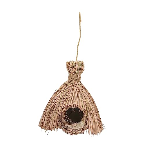 ifundom 1 Stück Hängendes Vogelhaus aus Stroh Kreatives Ornament für Garten und Langlebig und zur Dekoration Vogelunterkunft ifundom 1 Stück Hängendes Vogelhaus aus Stroh Kreatives Ornament für Garten und Langlebig und zur Dekoration Vogelunterkunft von ifundom