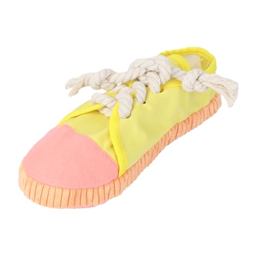 ifundom 1 Stück Haustier Hausschuhe Zahnen Kauer für Haustiere Schuhe für Hunde interaktives knete Haustierbedarf Haustier Tuch Yellow ifundom 1 Stück Haustier Hausschuhe Zahnen Kauer für Haustiere Schuhe für Hunde interaktives knete Haustierbedarf Haustier Tuch Yellow von ifundom