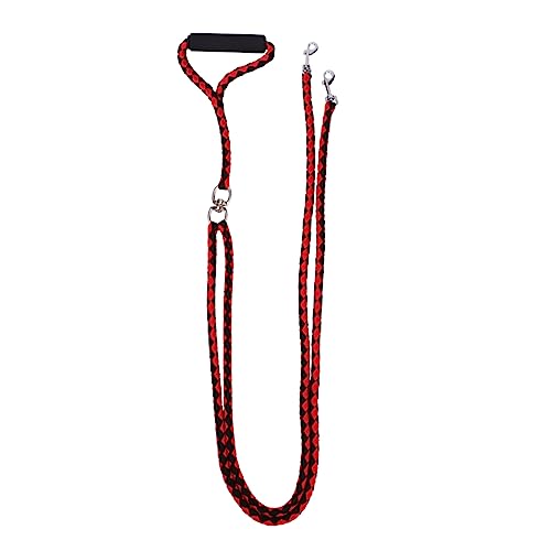 ifundom 1 Stück Haustierleine Leinengürtel für Hunde Welpe und geformt Seil Leine Dual Hundeseil Haustier-Handleine Hundetraining führen für Haustiere Black ifundom 1 Stück Haustierleine Leinengürtel für Hunde Welpe und geformt Seil Leine Dual Hundeseil Haustier-Handleine Hundetraining führen für Haustiere Black von ifundom