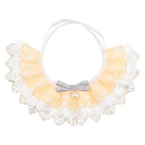 ifundom 1 Stück Hundehalsband mit Halstuch für Haustiere Design Bequem und Atmungsaktiv für Katzen und Hundekollektion Sauberkeit und Stil von ifundom