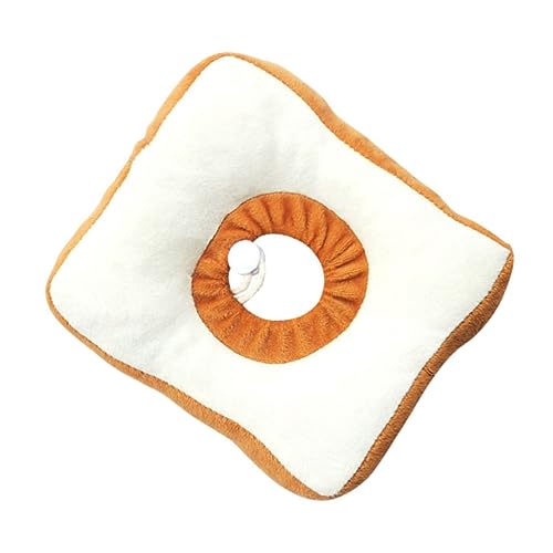 ifundom 1 Stück Katzenhalsband Party Kragen klein Rekonvaleszenz Schild Erholungshalsband für für Kätzchen Donuthalsband für Baumwolle Yellow von ifundom