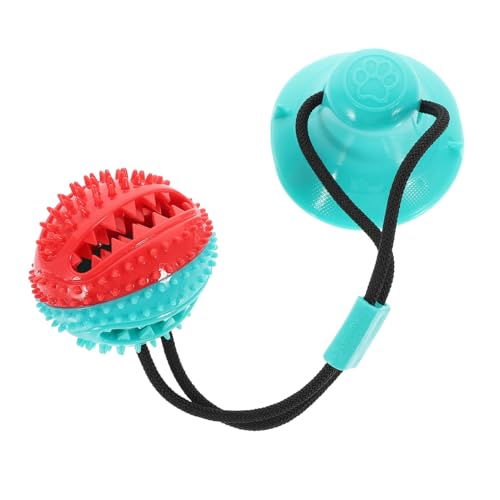 ifundom 1 Stück Multifunktionales Haustier Molar mit Saugnapf Interaktives Gummiball für Hunde für Zahnreinigung und Zahngesundheit Rot Blau im Geschenkbox Design ifundom 1 Stück Multifunktionales Haustier Molar mit Saugnapf Interaktives Gummiball für Hunde für Zahnreinigung und Zahngesundheit Rot Blau im Geschenkbox Design von ifundom