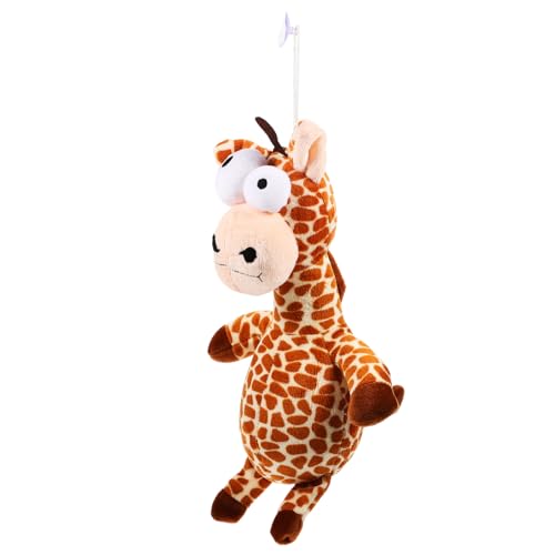 ifundom 1 Stück Plüsch Giraffe Quietschendes Kauspielzeug für Kleine Weiche und Waschbare Plüschtiere Schützt Zähne und Fördert Spielspaß für Haustiertraining ifundom 1 Stück Plüsch Giraffe Quietschendes Kauspielzeug für Kleine Weiche und Waschbare Plüschtiere Schützt Zähne und Fördert Spielspaß für Haustiertraining von ifundom