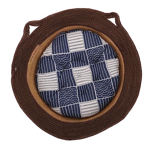 ifundom 1 Stück Rattan katzenstreu haustierbett pet Bed Katzenbett aus Rattan katzenhöhlen Katzenbett mit Chic-Design Kühlung Katzennest Katzenschlafbett Haustier Katze Schlafnest Coffee ifundom 1 Stück Rattan katzenstreu haustierbett pet Bed Katzenbett aus Rattan katzenhöhlen Katzenbett mit Chic-Design Kühlung Katzennest Katzenschlafbett Haustier Katze Schlafnest Coffee von ifundom