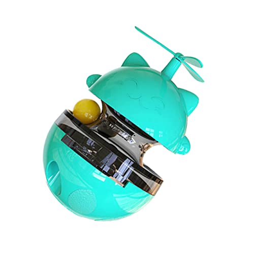 ifundom 1 Stück Trainingsspielzeug Füttern Katzenball Drinnen Ballspielzeug Für Katzen Katzenspielzeug Katzen-Puzzle-Feeder Kätzchenspielzeug Langsam Fressender Feeder Blau Abs von ifundom