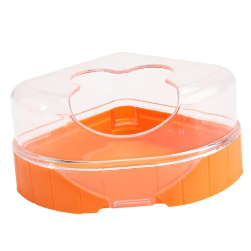 ifundom 1 Stück Transparentes Hamster Badezimmer Kompakte Badewanne für Kleine Haustiere Leicht zu Reinigen für Hamster Gerbils und Mäuse von ifundom