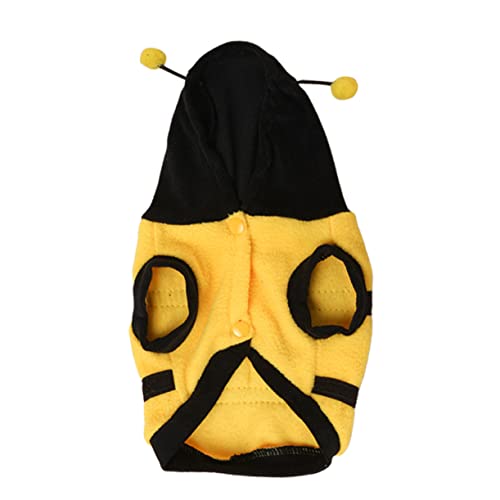 ifundom 1 Stück Verwandlungskostüm Für Haustiere Welpe Süßer Hunde-Hoodie Kleidung Hundebienen-Outfit Hund Biene Kostüm Hundekostüme Kostüme Für Hunde Klein Bienenjacke Name Yellow Vlies ifundom 1 Stück Verwandlungskostüm Für Haustiere Welpe Süßer Hunde-Hoodie Kleidung Hundebienen-Outfit Hund Biene Kostüm Hundekostüme Kostüme Für Hunde Klein Bienenjacke Name Yellow Vlies von ifundom