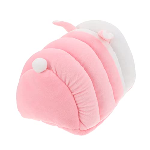 ifundom 1 Stück Warmes Baumwollnest Meerschweinchen Lebensraum Hamster Winterbett Hamsterhaus Hamster Höhlenbett Häuser Mutter Bettwäsche Klein Schlafen Rosa Baumwolle von ifundom