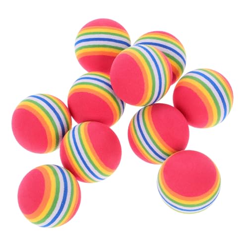 ifundom 10stücke Regenbogen Ball Eva Schwimmendes Spielzeug Für Haustiere Interaktives Katzenspielzeug Mit Zufälliger Farbe Für Kätzchen Zum Kauen Und Training ifundom 10stücke Regenbogen Ball Eva Schwimmendes Spielzeug Für Haustiere Interaktives Katzenspielzeug Mit Zufälliger Farbe Für Kätzchen Zum Kauen Und Training von ifundom