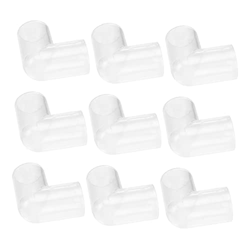 ifundom 10 Stück Fischtank Filterrohr Aquarium Schlauchverbinder Fischtank Schlauchverbinder Wasserschlauchanschluss Wasserrohr Kniestück Durchsichtiges Schlauch Set Aquarium Pumpe von ifundom