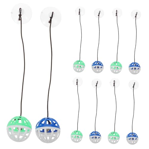 ifundom 10 Stück Glockenkatze gelangweilt kleines Haustier Spielzeugkatze Ball für Katze, die Glocke neckt lustiges Katzenspielzeug Katzenbedarf Plastik Zufällige Farbe ifundom 10 Stück Glockenkatze gelangweilt kleines Haustier Spielzeugkatze Ball für Katze, die Glocke neckt lustiges Katzenspielzeug Katzenbedarf Plastik Zufällige Farbe von ifundom