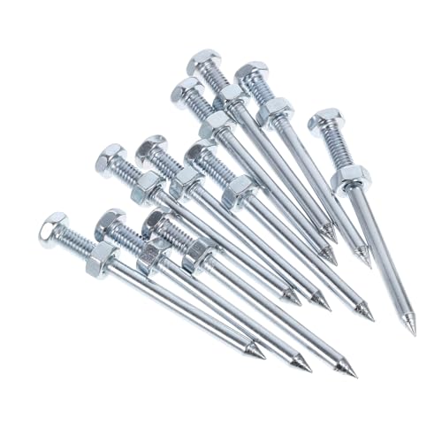 ifundom 10 Stück Rasenspikes Rasenwerkzeuge Grasspike Schuhe Spike Schuhe Heringe Spike Rasenschuhe Rasen Hochleistungsspikes Hofwerkzeuge Gartenwerkzeuge Peg Ersatzspikes ifundom 10 Stück Rasenspikes Rasenwerkzeuge Grasspike Schuhe Spike Schuhe Heringe Spike Rasenschuhe Rasen Hochleistungsspikes Hofwerkzeuge Gartenwerkzeuge Peg Ersatzspikes von ifundom