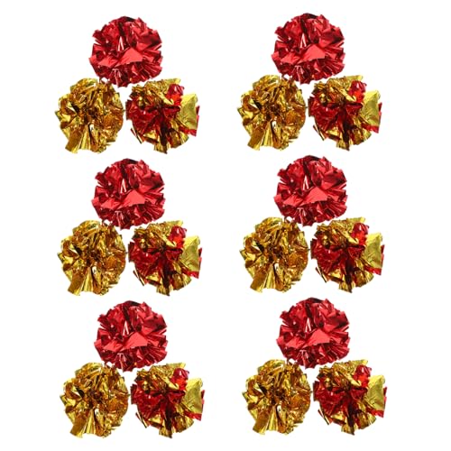 ifundom 18stücke Katzen-knisterball Spielzeug Für Haustiere Katzen-Teasing-Ball Mit Bunte -spielzeugball Leichte -Spielzeug Für -kratzen-übung von ifundom