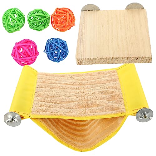 ifundom 1Satz Hängematte für Kleine Haustiere Teiliges Spielzeugball für Hamster Meerschweinchen und Andere Kleintiere für Sicheres und Schlafen von ifundom
