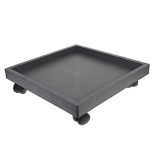ifundom 1stück Rollbarer Blumenständer Mit Rädern Robuster Kunststoff-blumentopf-untersetzer Mit Dicker Basis Für Und Außenbereiche Für Garten Balkon Und Terrasse von ifundom