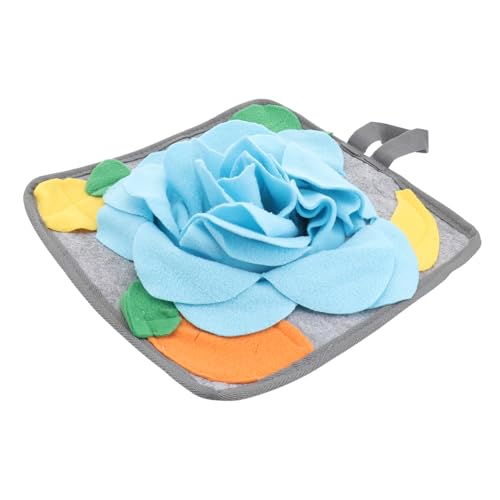 ifundom 1Stück Kaninchen Schnüffelmatte aus Polar Fleece rutschfest Interaktive Futtermatte für Haustiere Fördert für Kleine Tiere Wie Hasen von ifundom