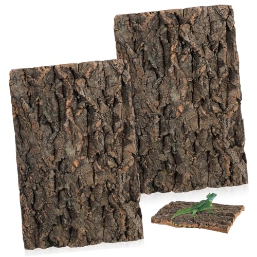 ifundom 2 Stück Aquarium Dekoration Korkrinden Hintergrund Korkrinde Für Terrarium Kork Hintergrund Reptilien Aquarium Zubehör Aquarium Ornamente Fisch Aquarium Natürliche von ifundom