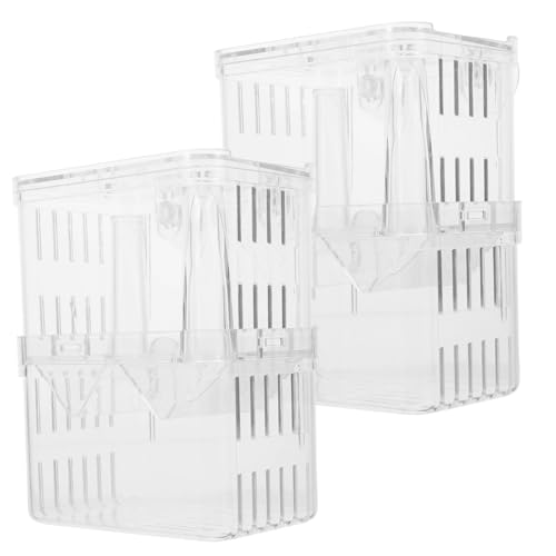 ifundom 2 Stück Aquarium Isolation Box Groß mit Saugnapf Transparente Fisch Zuchtbox zum Ablaichen und Aufziehen von Jungfischen Langlebiger Inkubator für Sicheres Farbe ifundom 2 Stück Aquarium Isolation Box Groß mit Saugnapf Transparente Fisch Zuchtbox zum Ablaichen und Aufziehen von Jungfischen Langlebiger Inkubator für Sicheres Farbe von ifundom