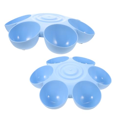 ifundom 2 Stück Blumenförmiger Pet Bowl Teiliges Futter und Wassernapf für Katzen und Hunde aus Lebensmittelechtem Material rutschfest und Leicht zu Reinigen für Kleine Haustiere Blau ifundom 2 Stück Blumenförmiger Pet Bowl Teiliges Futter und Wassernapf für Katzen und Hunde aus Lebensmittelechtem Material rutschfest und Leicht zu Reinigen für Kleine Haustiere Blau von ifundom