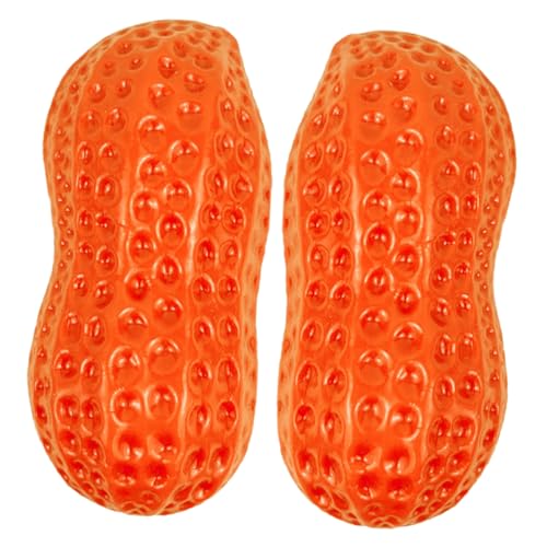 ifundom 2 Stück Erdnussspielzeug interaktives knete Dog Toy hundspielzeug Kauen Welpenspielzeug spielzeuge kleines hundespielzeug Interaktives Hundespielzeug rot von ifundom