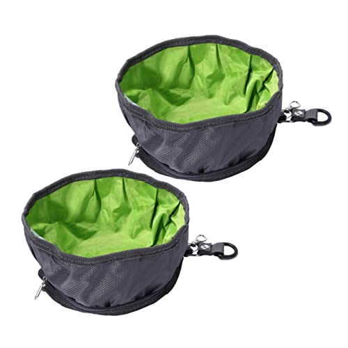 ifundom 2 Stück Faltbarer Wasserdichter Hundenapf für Reisen und Outdoor Tragbar mit Praktischem Haken als Futter und Wassernapf für Camping und Wanderungen ifundom 2 Stück Faltbarer Wasserdichter Hundenapf für Reisen und Outdoor Tragbar mit Praktischem Haken als Futter und Wassernapf für Camping und Wanderungen von ifundom