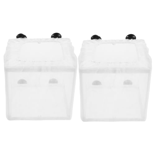 ifundom 2 Stück Fischzuchtbox Robustem mit Feinem Netz Schwimmender Ablaichkasten für Aquarien Transparente Isolationsbox für Guppy Betta und Garnelen Einfache Installation und Sichere ifundom 2 Stück Fischzuchtbox Robustem mit Feinem Netz Schwimmender Ablaichkasten für Aquarien Transparente Isolationsbox für Guppy Betta und Garnelen Einfache Installation und Sichere von ifundom