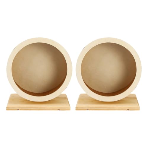 ifundom 2 Stück Geräuschreduzierendes Korkdesign für Kleintiere für Hamster Chinchillas und Meerschweinchen für Gesunde Bewegung ifundom 2 Stück Geräuschreduzierendes Korkdesign für Kleintiere für Hamster Chinchillas und Meerschweinchen für Gesunde Bewegung von ifundom