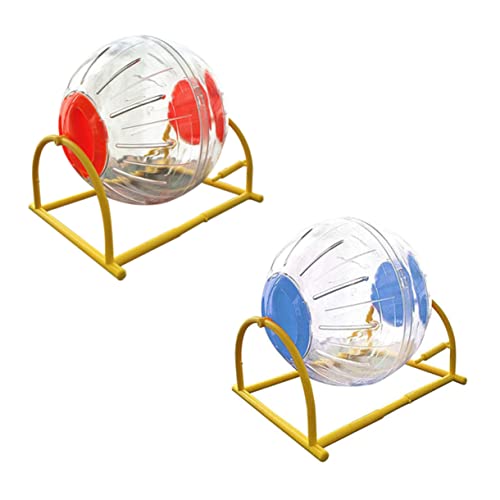 ifundom 2 Stück Hamster Lustige Laufkugeln für Kleintiere Aktivitätsball für Hamster Fördert Gesundheit Bewegung ifundom 2 Stück Hamster Lustige Laufkugeln für Kleintiere Aktivitätsball für Hamster Fördert Gesundheit Bewegung von ifundom