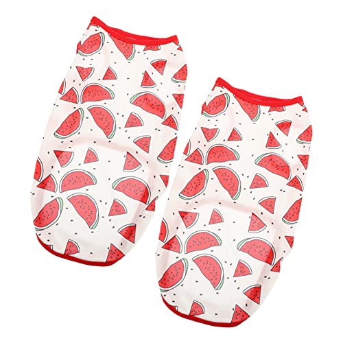ifundom 2 Stück Haustierweste Hunde-Outfit Hundehemd Hundekostüme für große Hunde tierkostüme hundekleidung katzenshirt atmungsaktives Hundeshirt verschleißfeste Katzenbekleidung Polyester von ifundom