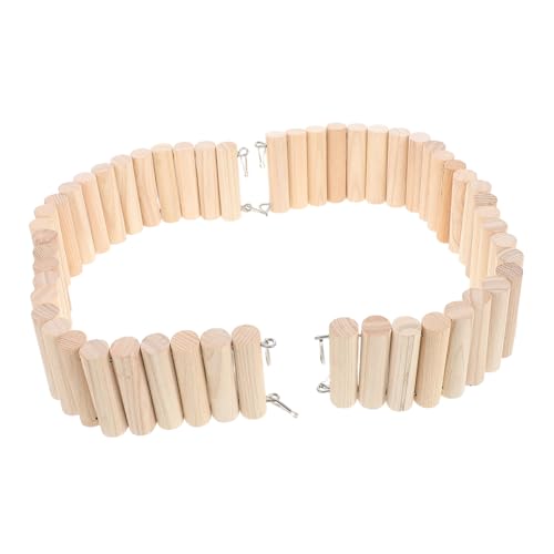 ifundom 2 Stück Holzleiter Brückenspielzeug für Hamster Teilig Verstellbar Abnehmbar Kletterspaß für Kleine Kleintiere für Soziale Interaktion und Indoor Outdoor Nutzung von ifundom
