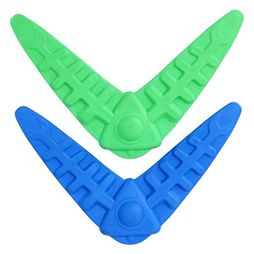ifundom 2 Stück Hunde Kauspielzeug Boomerang Form Interaktive Intelligenzspielzeuge für Haustiere Langlebig und Beißfest für Training und Spiel Farbe Zufällig Zufällige Zufällige Farbe von ifundom