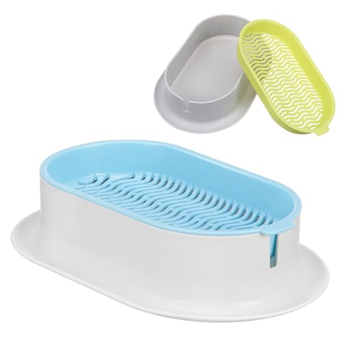 ifundom 2 Stück Hydroponischer Katzen Gras Topf Praktische Katzenpflanzen Box für Gesunde Snacks ohne Robuste und Platzsparende Katzengras Anlage von ifundom