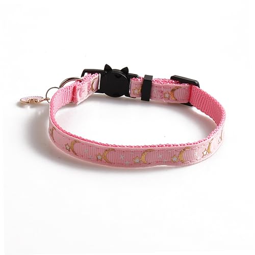 ifundom 2 Stück Katzenhalsband Kragen Schild Rosa Tagged Haustier Klein Katzenhalsbänder Katze Halskette Katze Ausreißer Stern Bausatz Katze Körperpflege Für Nylon von ifundom