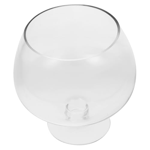 ifundom 2 Stück Klarer Aquarium Tank Multifunktionales Desktop Goldfischglas Transparenter Betta Tank Design für Wassertopf für Pflanzen und Dekoration von ifundom