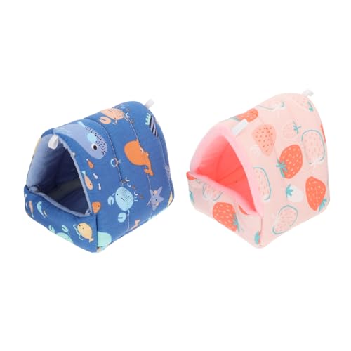 ifundom 2 Stück Kleintier Nest Warmer Schlafplatz für Hamster und Meerschweinchen Leicht und Langlebig für Kalte Wintertage Gemütliches Baumwollbett Rosa ifundom 2 Stück Kleintier Nest Warmer Schlafplatz für Hamster und Meerschweinchen Leicht und Langlebig für Kalte Wintertage Gemütliches Baumwollbett Rosa von ifundom