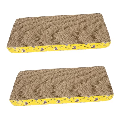 ifundom 2 Stück Kreatives Kratzbrett für Katzen Interessantes Kratzspielzeug aus Wellpappe Schutz für Möbel für Katzen und Kätzchen Zuhause ifundom 2 Stück Kreatives Kratzbrett für Katzen Interessantes Kratzspielzeug aus Wellpappe Schutz für Möbel für Katzen und Kätzchen Zuhause von ifundom