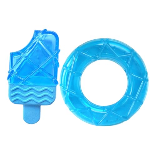 ifundom 2stücke Sommer Kühlendes Hundespielzeug Gefrierbares Kauspielzeug Für Zahnungs Und Molarspielzeug Für Drinnen Und Draußen von ifundom