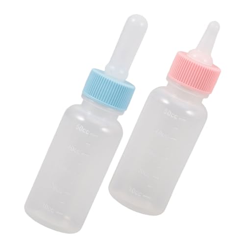 ifundom 2 Stück Pet-Flasche Fütterungsflasche Für Kätzchen Welpen Fütterung Flasche Kit Für Die Flaschenfütterung Von Kätzchen Stillflasche Für Haustiere Milchspender Für Welpen Pp von ifundom