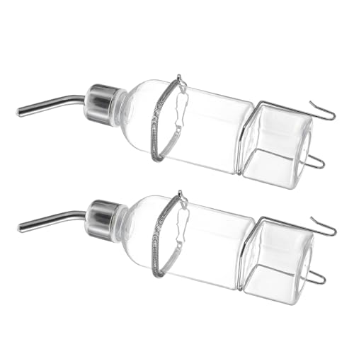 ifundom 2 Stück Pet Wasserspender für Kleintiere Kunststoff Hängende Trinkflasche für Meerschweinchen Chinchillas Auslaufsicher zu Reinigen Design ifundom 2 Stück Pet Wasserspender für Kleintiere Kunststoff Hängende Trinkflasche für Meerschweinchen Chinchillas Auslaufsicher zu Reinigen Design von ifundom