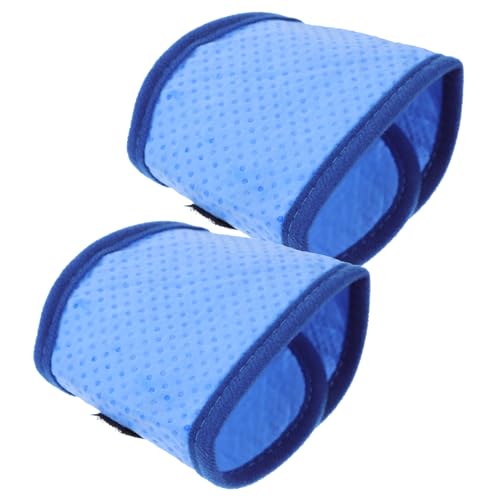 ifundom 2 Stück Selbstkühlendes Hundehalsband aus Dickem Kratzfestem Material Schnelltrocknendes Welpen Eistuch Umweltfreundliches Cooling Bandana für Heißen Sommer Angenehmer von ifundom