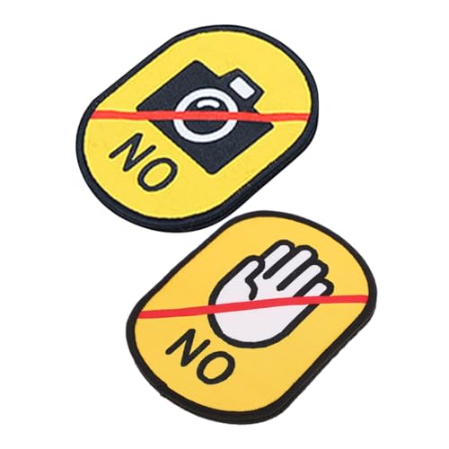 ifundom 2 Stück Social Logo Post Do Not Patch Service Dog Patch Hund Haustier Warnschild Haustierprodukte Do Not Social Do Not Pet Hundeleinenhülle Arbeitshund Patch Ängstlicher Hund Do von ifundom