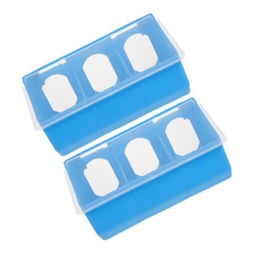 ifundom 2 Stück Tauben-futterbox mit Sicherem Deckel Kunststoff-futternapf für Automatische Taubenkäfige Langlebig Blau Praktische Futter Wasserversorgung für Geflügel und Wildvögel ifundom 2 Stück Tauben-futterbox mit Sicherem Deckel Kunststoff-futternapf für Automatische Taubenkäfige Langlebig Blau Praktische Futter Wasserversorgung für Geflügel und Wildvögel von ifundom