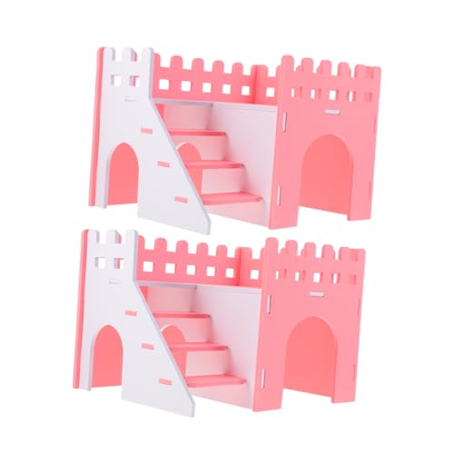 ifundom 2 Stück Teiliges Hamsterversteck Haus mit Leiter Doppelschichtiges Nagerhaus aus Stabilem Material Langlebiges Hamster Spielhaus für Meerschweinchen und Kleine Kleintiere Sicherer ifundom 2 Stück Teiliges Hamsterversteck Haus mit Leiter Doppelschichtiges Nagerhaus aus Stabilem Material Langlebiges Hamster Spielhaus für Meerschweinchen und Kleine Kleintiere Sicherer von ifundom