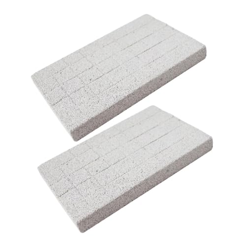 ifundom 2 Stücke Kaninchen aus Natürlichem Lavagestein Langlebige Nagelfeile und Kratzbrett für Kleine Haustiere Multifunktional als und Kauspielzeug Kompakt und Pflegeleicht für Gesunde von ifundom