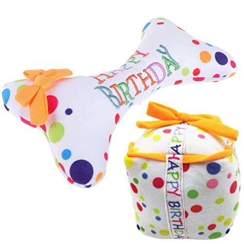 ifundom Quietschspielzeug Für Hunde 2er-Set Kauspielzeug Für Den Hundegeburtstag Interaktives Hundespielzeug Aus Plüsch Für/große Hunde Lustige Quietschgeräusche Für Haushunde ifundom Quietschspielzeug Für Hunde 2er-Set Kauspielzeug Für Den Hundegeburtstag Interaktives Hundespielzeug Aus Plüsch Für/große Hunde Lustige Quietschgeräusche Für Haushunde von ifundom