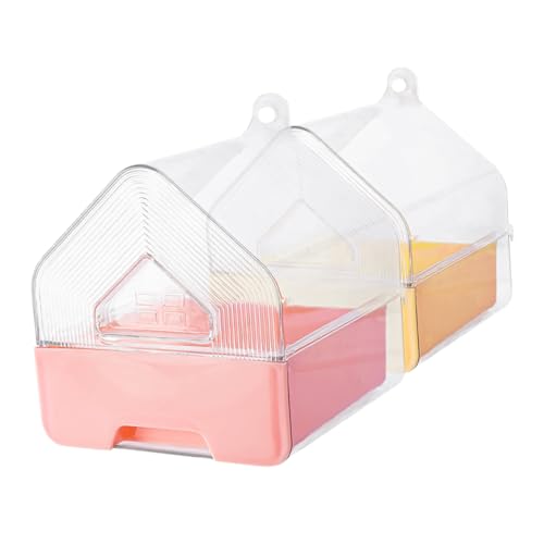 ifundom 2-teilige Vogelbadewanne: Transparente Duschbox Zum Aufhängen Für Käfigpapageien Mit Schubladendesign, Kleine Vogelbadewanne Für Sittiche, Nymphensittiche Und Haustiere ifundom 2-teilige Vogelbadewanne: Transparente Duschbox Zum Aufhängen Für Käfigpapageien Mit Schubladendesign, Kleine Vogelbadewanne Für Sittiche, Nymphensittiche Und Haustiere von ifundom