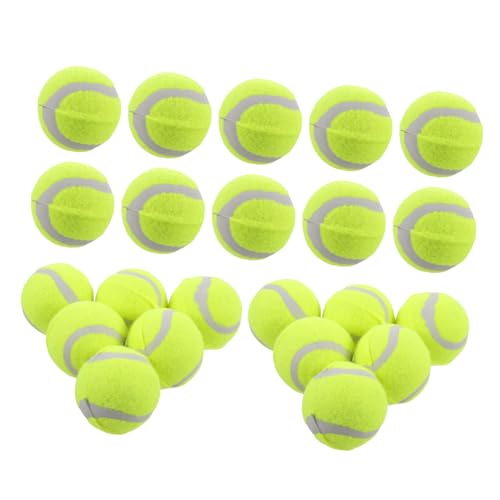 ifundom 22 Stück Teiliges Hundetraining Bälle aus Strapazierfähigem Gummi Widerstandsfähige Kauspielzeuge für Kleine Mittlere und Große Hunde Interaktive Spielbälle für Apportieren und von ifundom